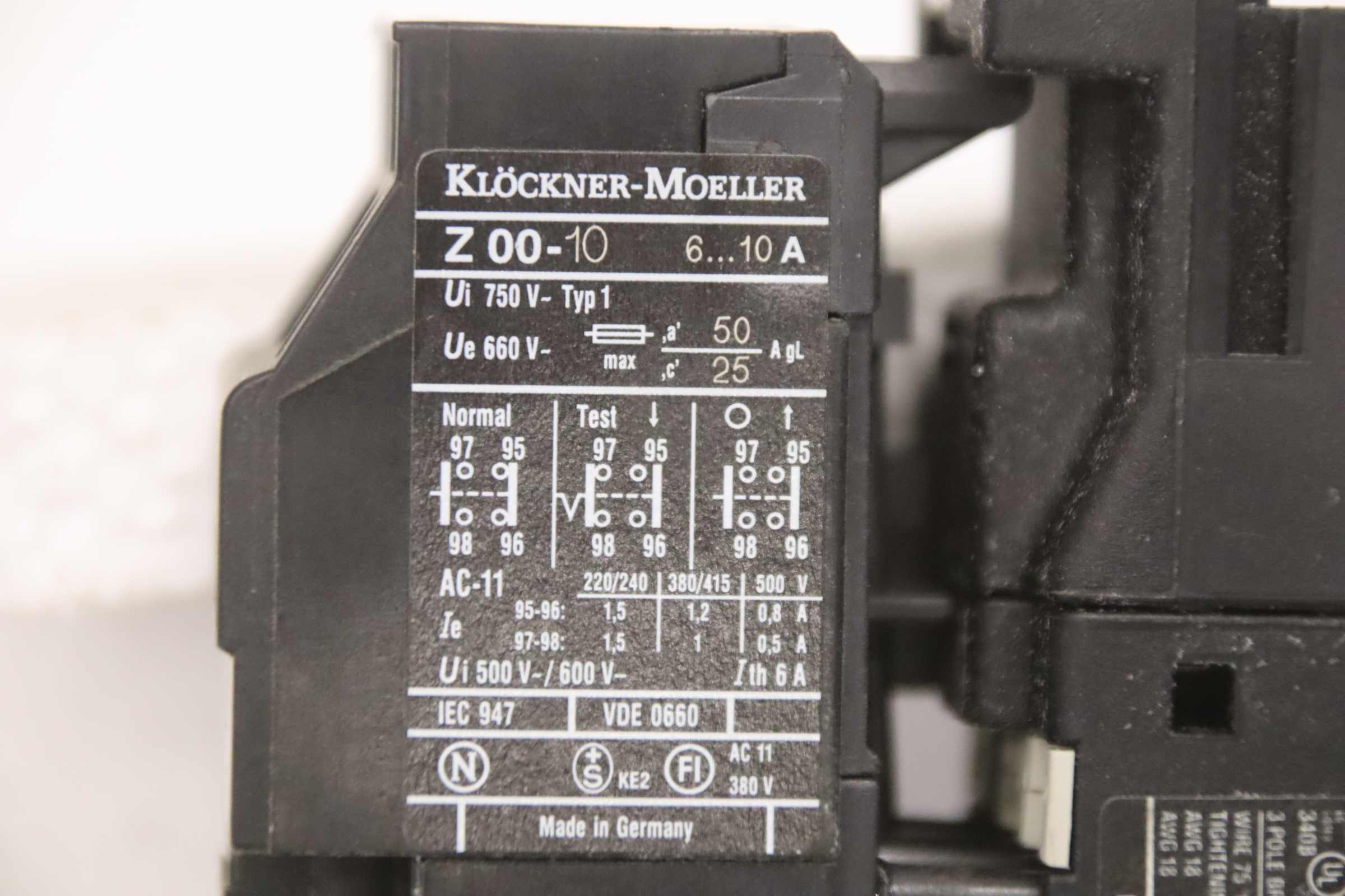 Schütz von Klöckner Moeller - DIL 00A M 31 DIL M Z 00-10 – Bild 5