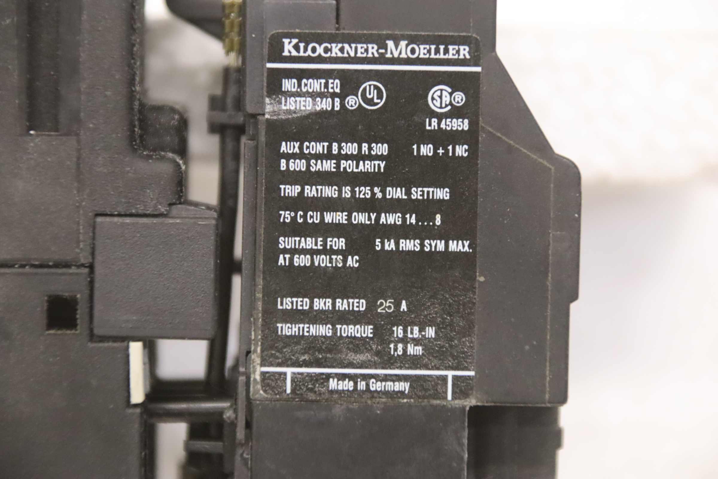 Schütz von Klöckner Moeller - DIL 00A M 31 DIL M Z 00-10 – Bild 6