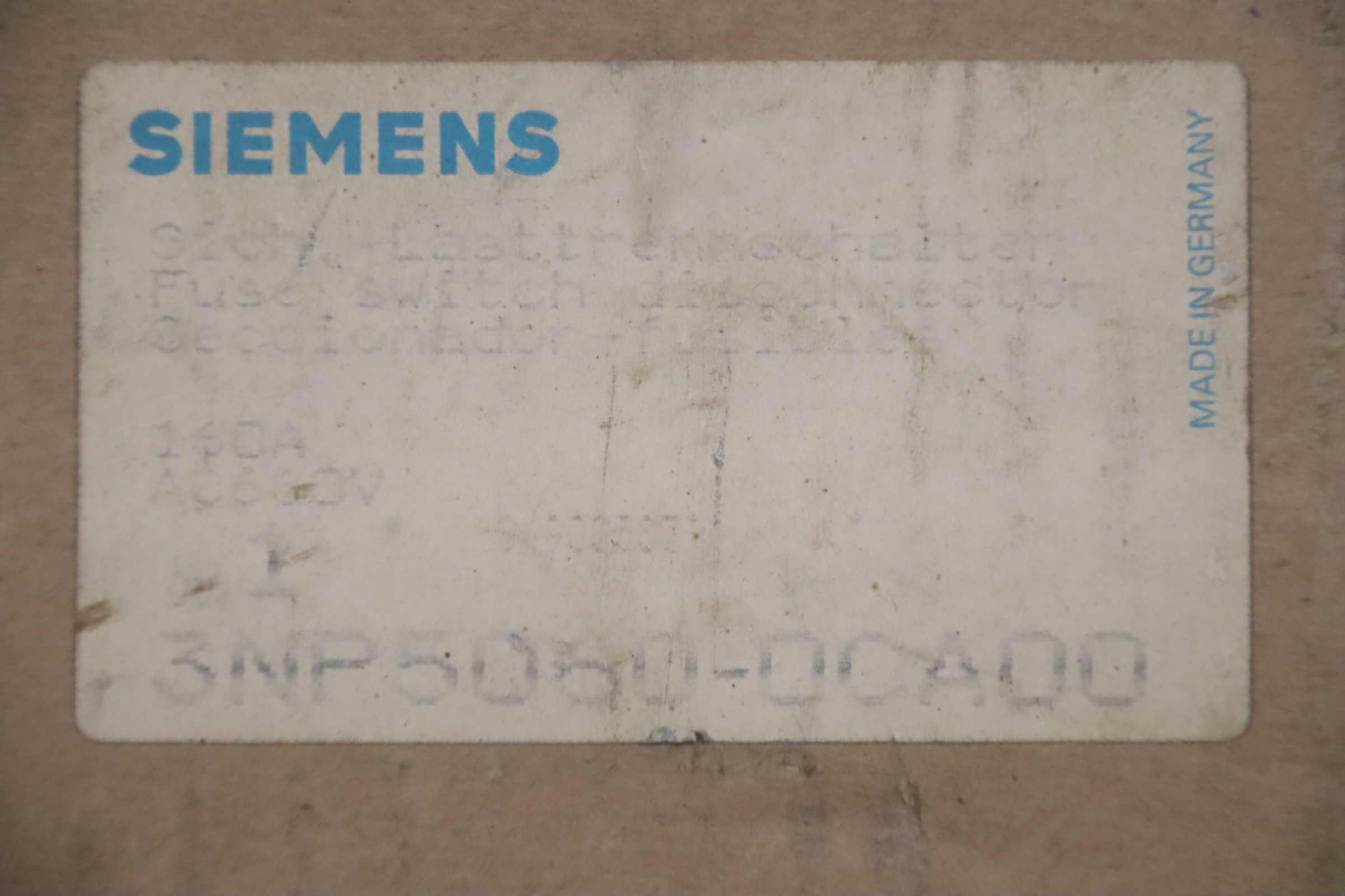 Lasttrennschalter von Siemens - 3NP5060-0CA00 160A – Bild 7