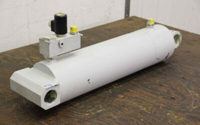 Alternative view of Hydraulikzylinder von GSL German Standard Lift - D120050  Hub 385 mm