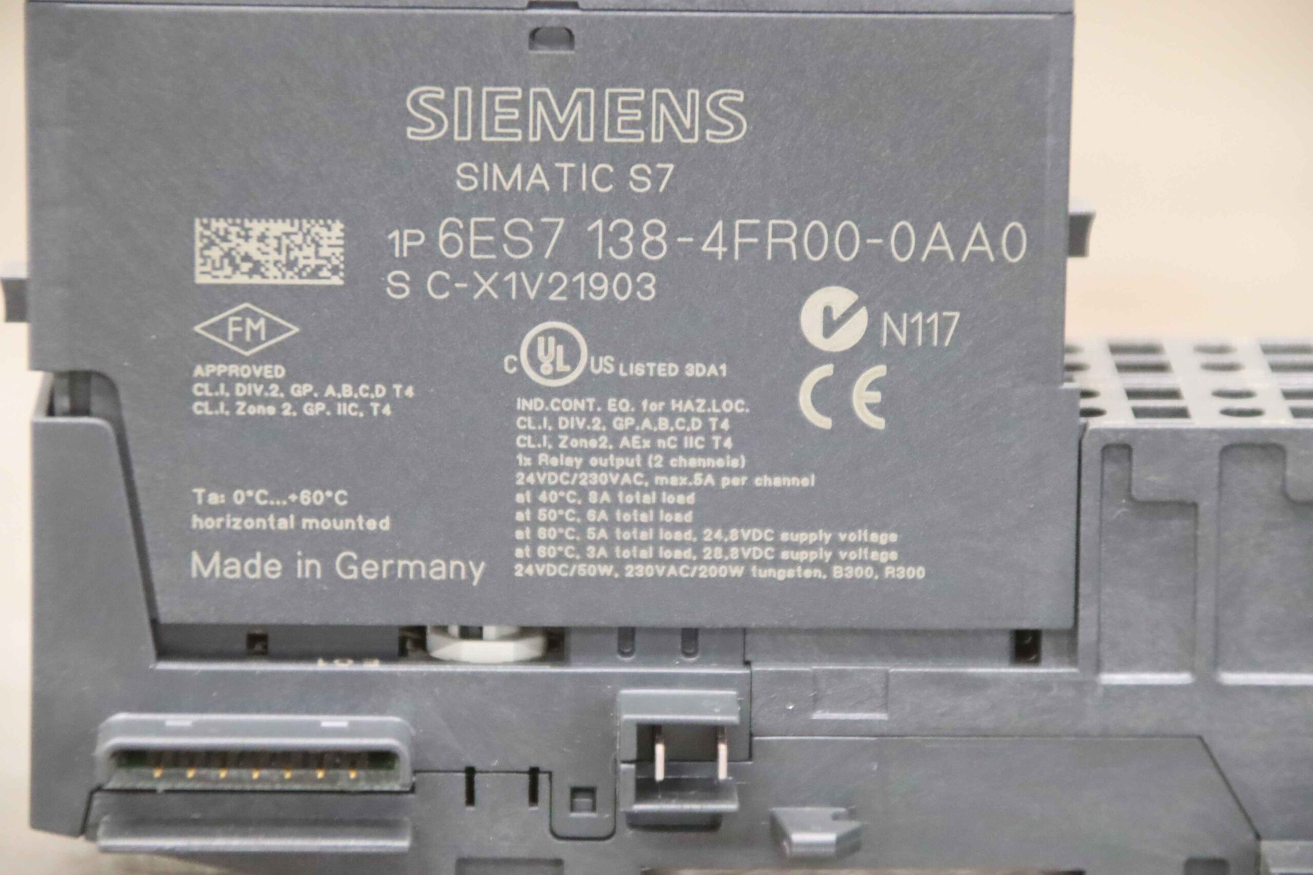 Elektronikmodul ET 200S von Siemens - 6ES7 138-4FR00-0AA0 – Bild 4