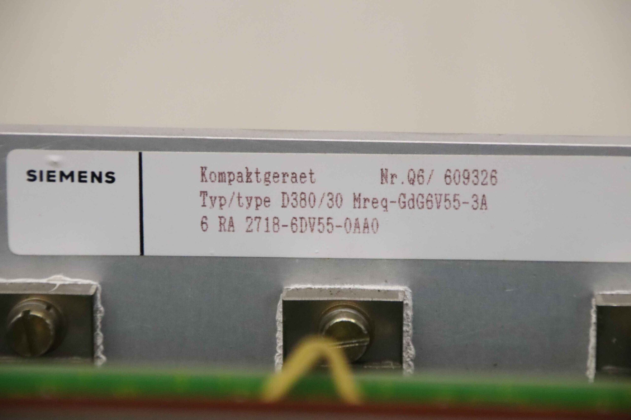 Kompaktgerät von Siemens - D380/30 6 RA 2718-6DV55-0AA0 – Bild 4