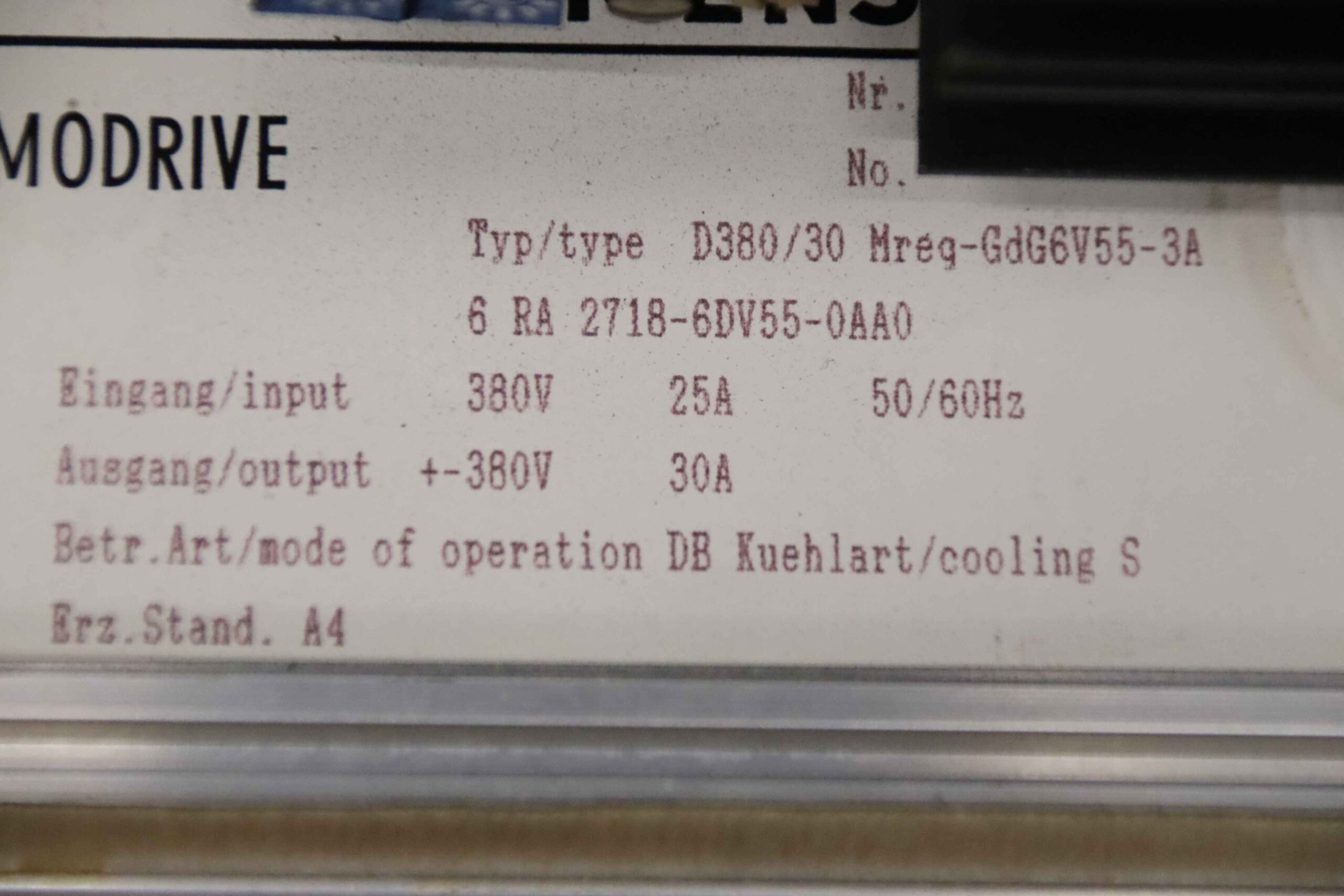 Kompaktgerät von Siemens - D380/30 6 RA 2718-6DV55-0AA0 – Bild 10