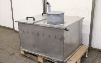 Behälter VA von Edelstahl - 1070/860/H950 mm