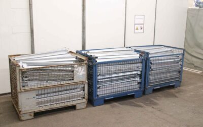 Alternative view of Tiefenauflage für Palettenregal von Lücht & Palm - Regaltiefe 1100