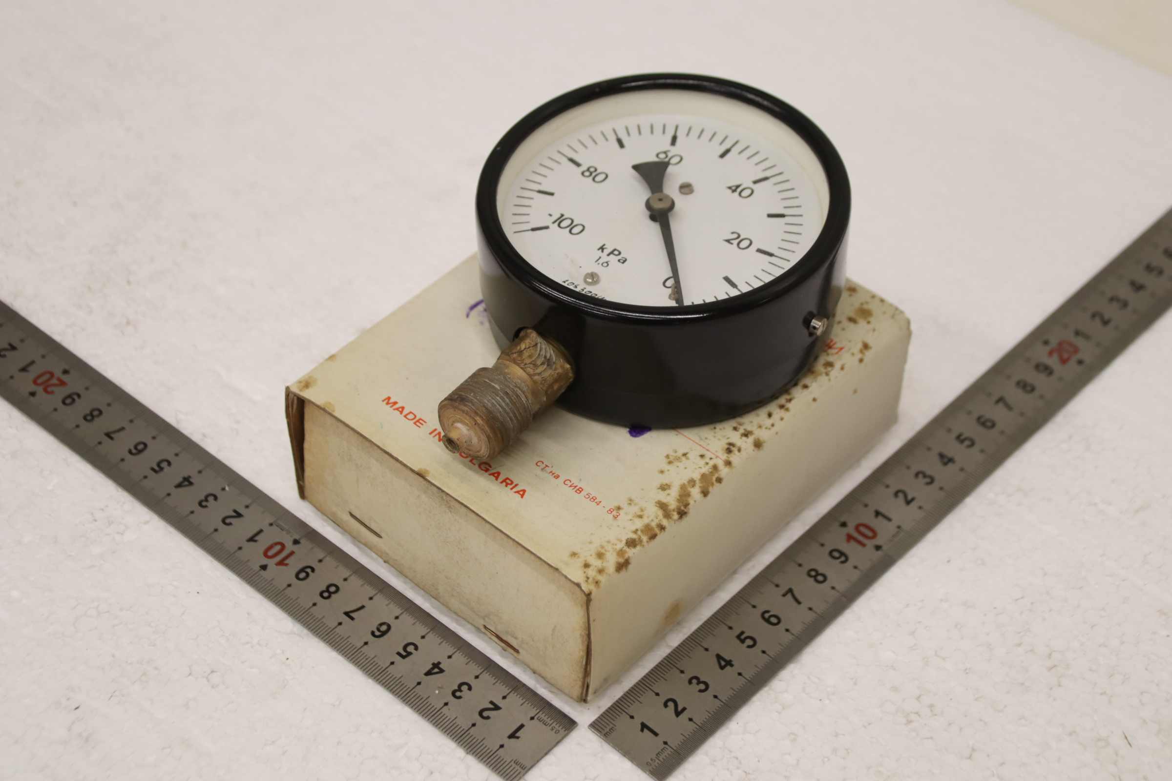 Manometer von Elektron - -1-0 bar Ø 100 mm