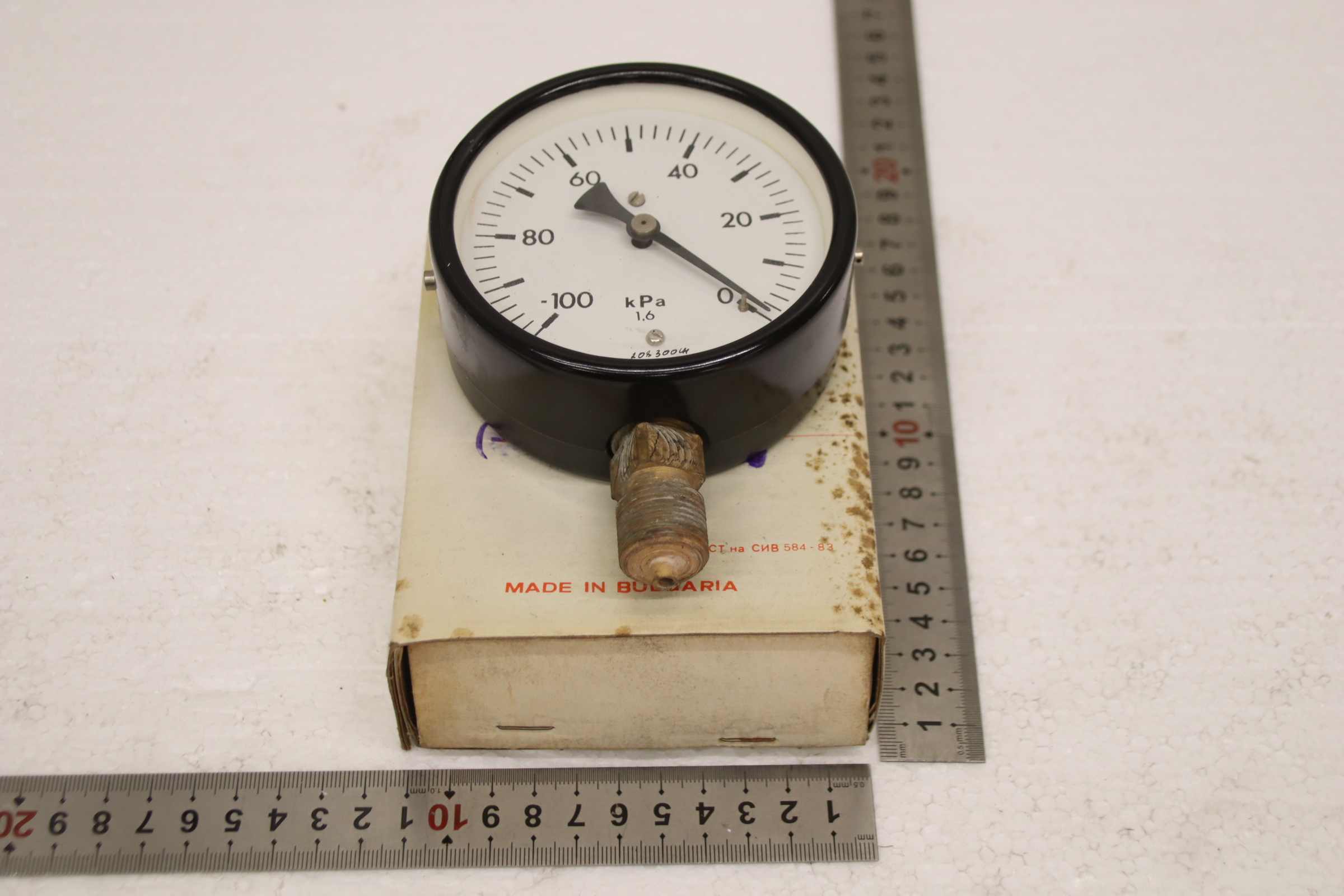 Manometer von Elektron - -1-0 bar Ø 100 mm – Bild 3