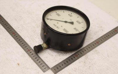 Manometer 0 - 0,1 bar / 0-1000  mmWs von TGL - Ø 160 mm  0-1000  mmWs