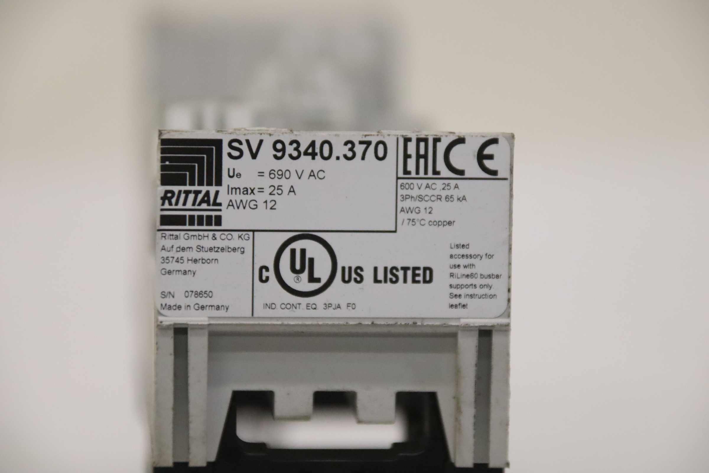 Sammelschienenadapter OM-Adapter von Rittal - SV 9340.370 – Bild 4