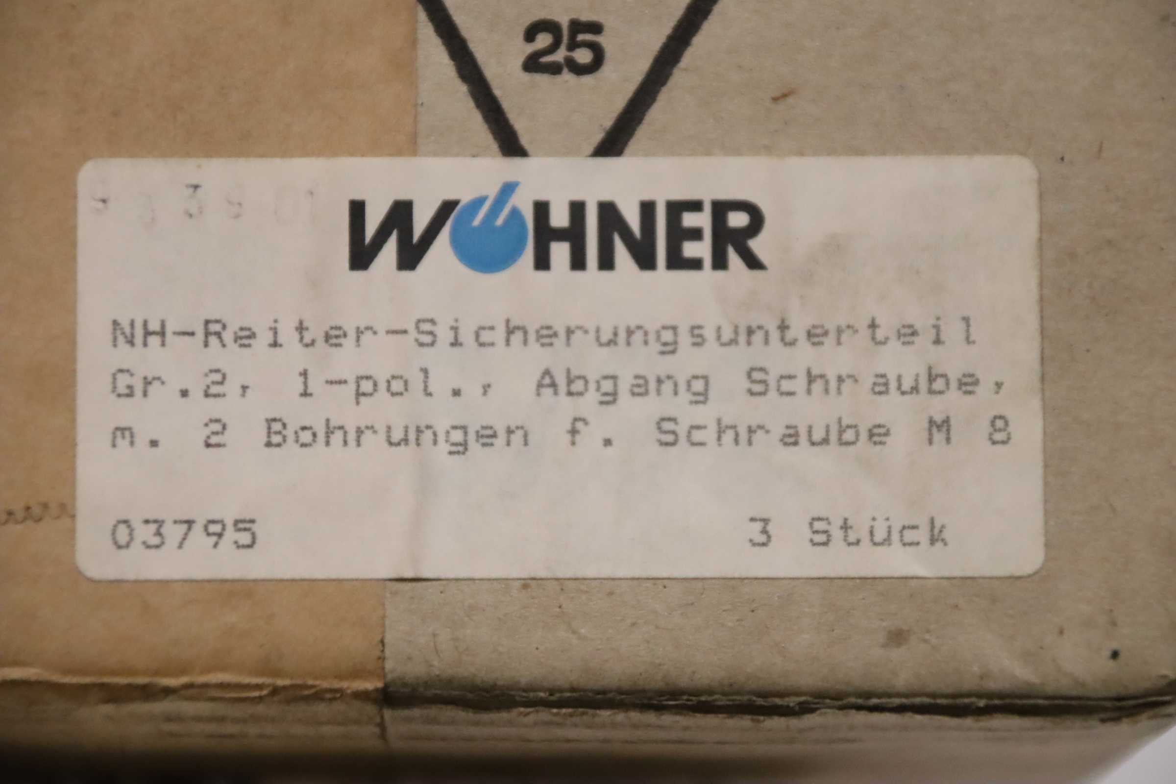 Sicherungsunterteil 3 Stück von wöhner - NH 2 400 A – Bild 6