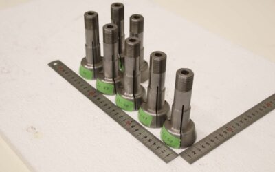 Stufenfutter Präzisions-Spannfutter 7 Stück von Schaublin - Durchmesser 21 bis 50 mm