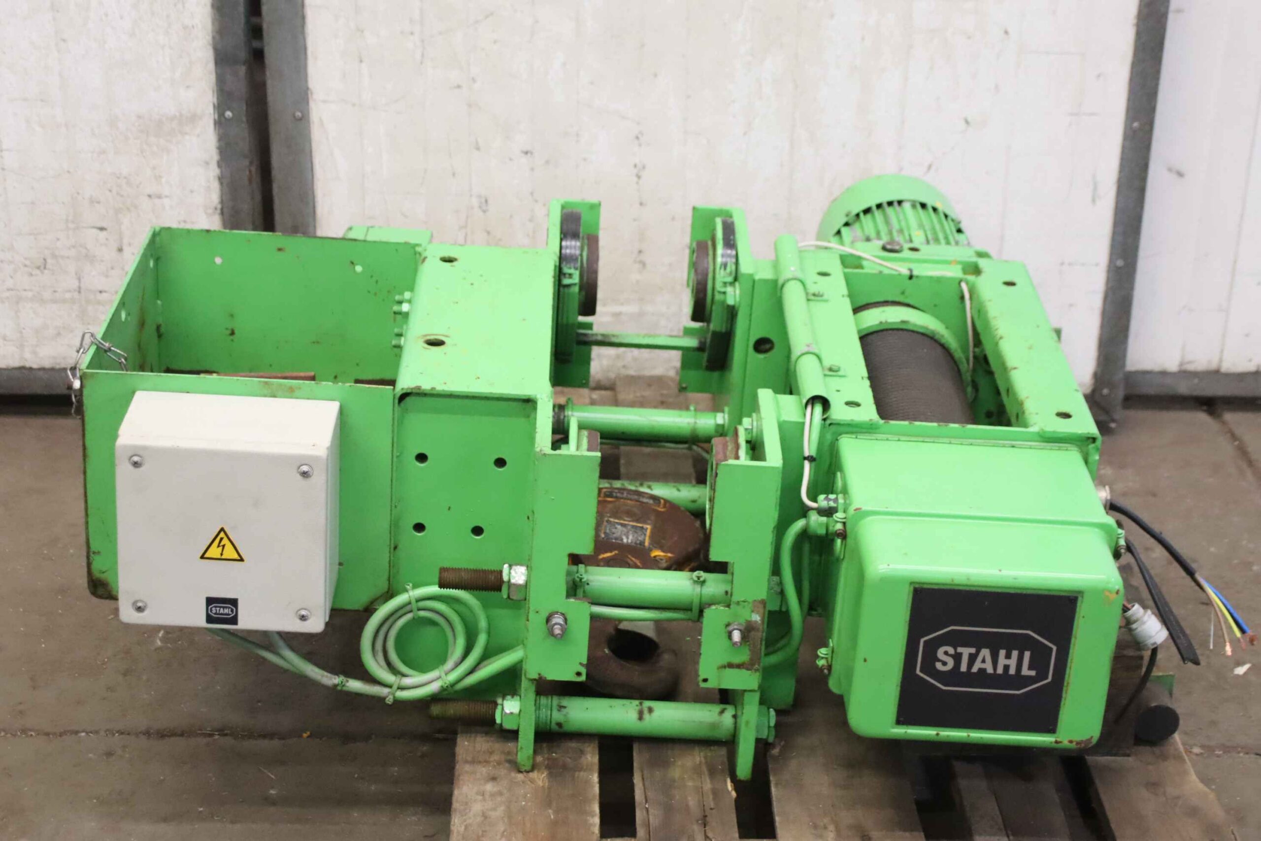 Kranfahrwerk mit Elektroseilzug 1500 kg von Stahl - AS 2008-16 2/1 – Bild 3