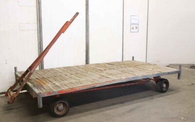 Alternative view of Schwerlast-Transportwagen 4 Tonnen von unbekannt - 3200/1600/H490 mm