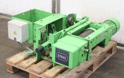 Kranfahrwerk mit Elektroseilzug 1500 kg von Stahl - AS 2008-16  2/1