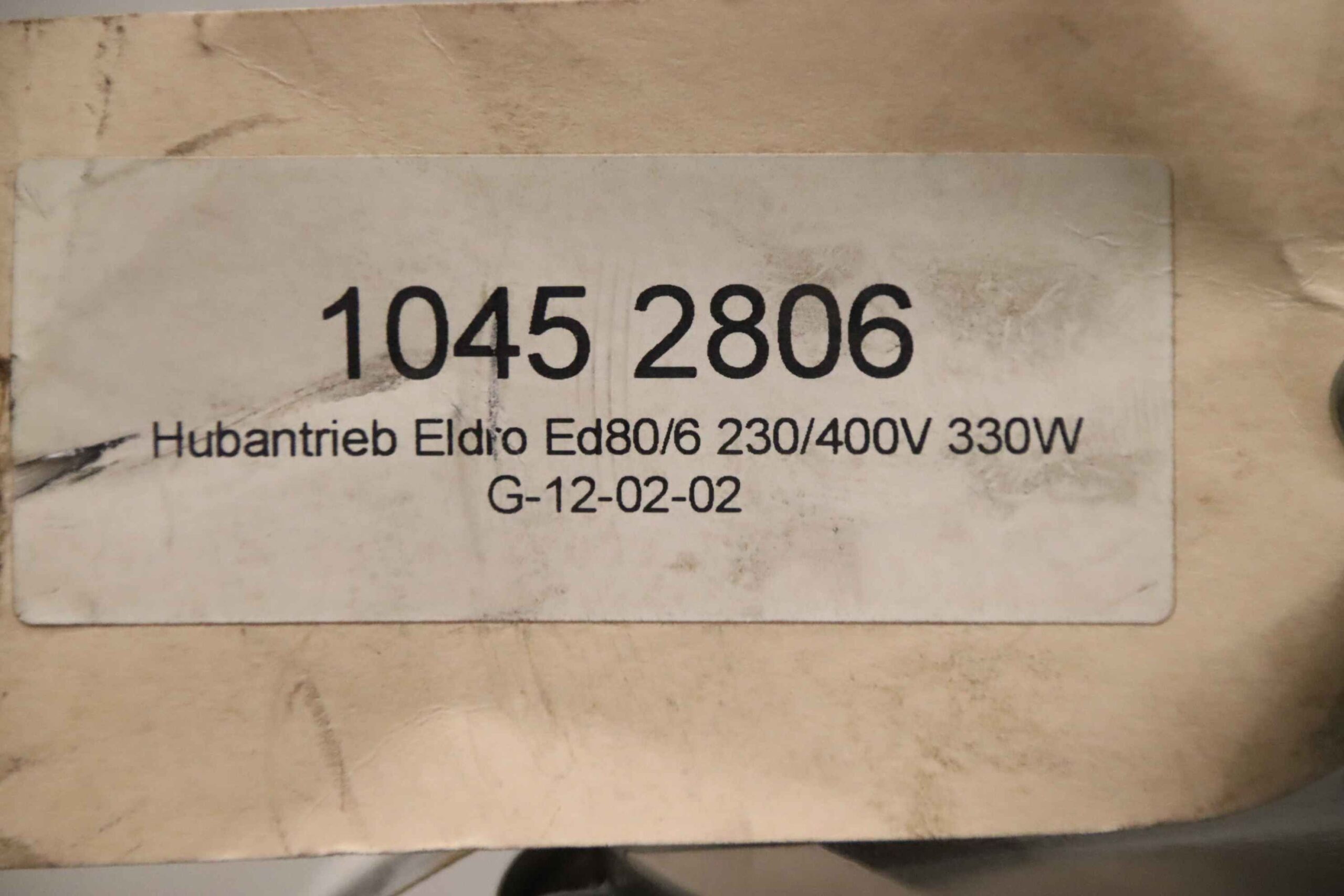 elektrohydraulisches Hubgerät von EMG Eldro - Eldro Ed 80/6 – Bild 6