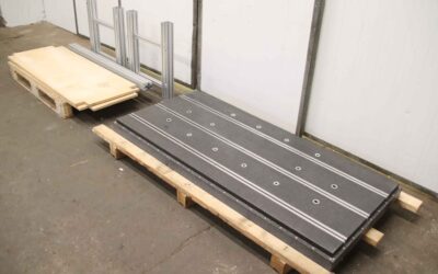 Aufspannplatte mit T Nut von unbekannt - 840 x 1840 mm