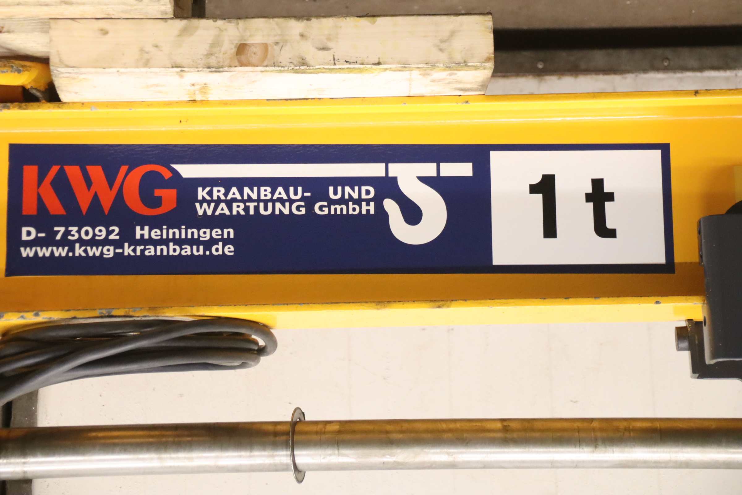 Säulenschwenkkran Ausleger 2,1 m /1000 kg von KWG/SWF - SSK-B 1,0-2,10 – Bild 4