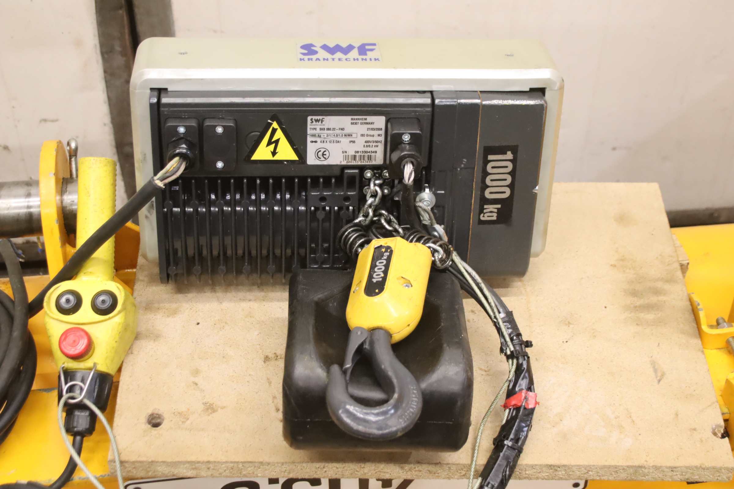 Säulenschwenkkran Ausleger 2,1 m /1000 kg von KWG/SWF - SSK-B 1,0-2,10 – Bild 6