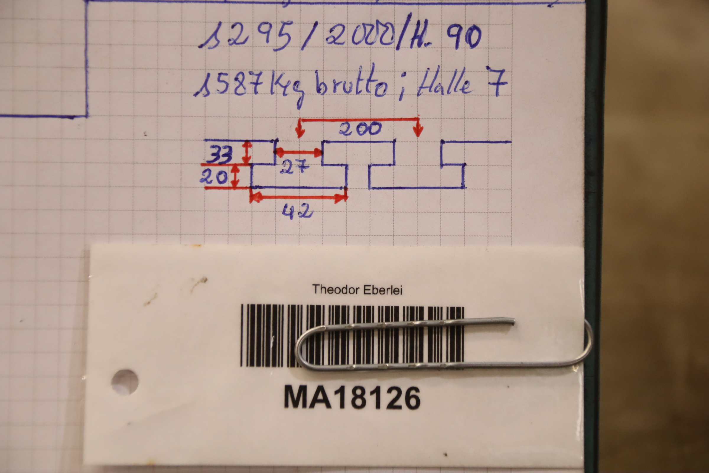 Aufspannplatte mit T Nut von Guss - 1295/2000/H90 mm – Bild 6