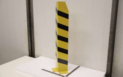 Anfahrschutz von Stahl - L-Form  Höhe 400 mm