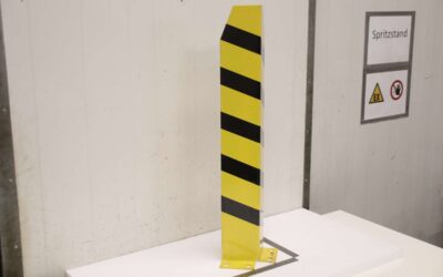 Alternative view of Anfahrschutz von Stahl - L-Form  Höhe 400 mm