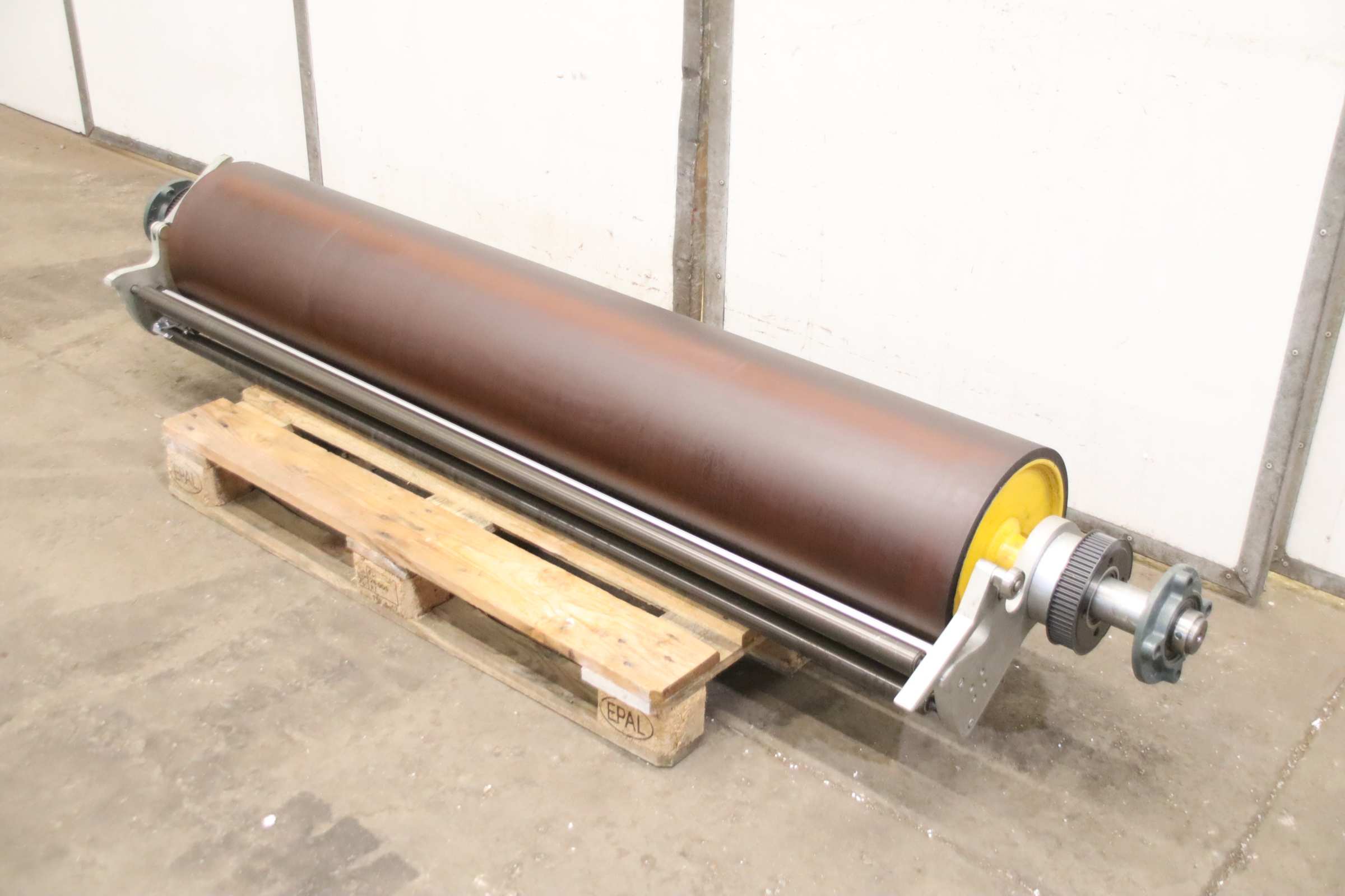 Transportrolle mit Schneidvorrichtung von unbekannt - Ø 327 x 1800 mm gummiert