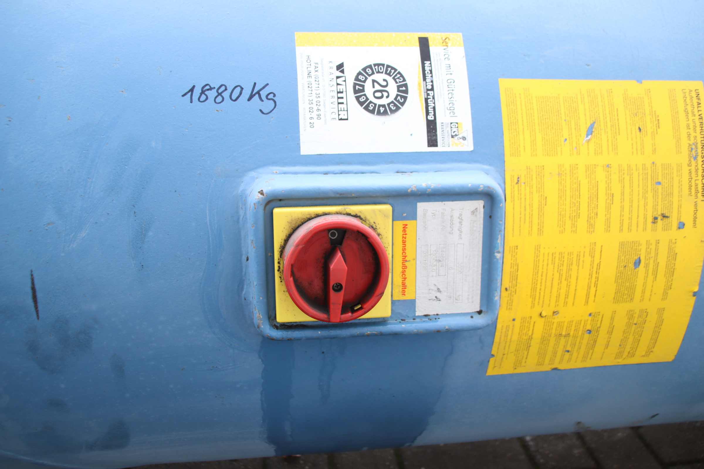 Säulenschwenkkran Ausleger 6 m /3000 kg von VETTER** - TS30-6,0 – Bild 5