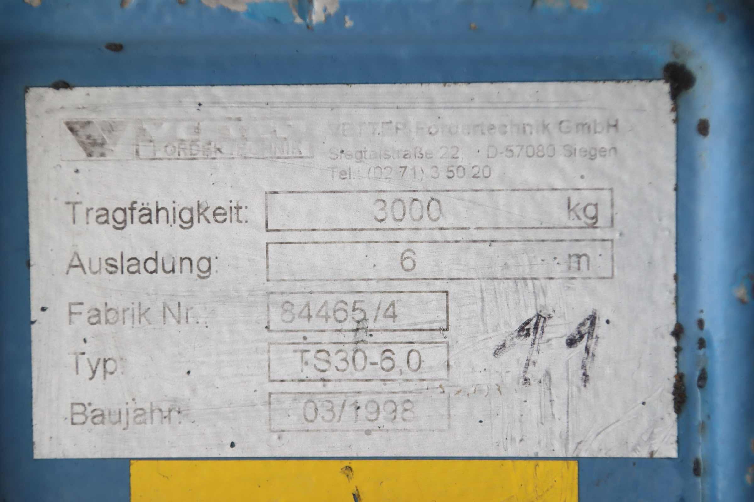 Säulenschwenkkran Ausleger 6 m /3000 kg von VETTER** - TS30-6,0 – Bild 6