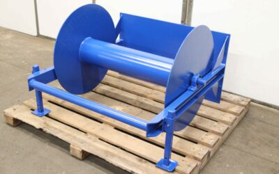 Drahthaspel von Eberlei - für Stacheldraht, Weidedraht