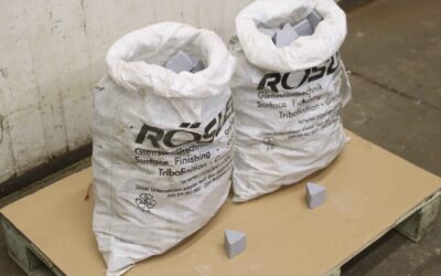 Alternative view of Schleifkörper 2 Sack von Rösler - RS 40/40  50 kg