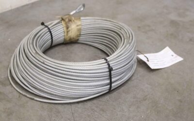 Alternative view of Drahtseil Ø 4 mm 102 m von Stahl** - 6x7 FC PVC transp.