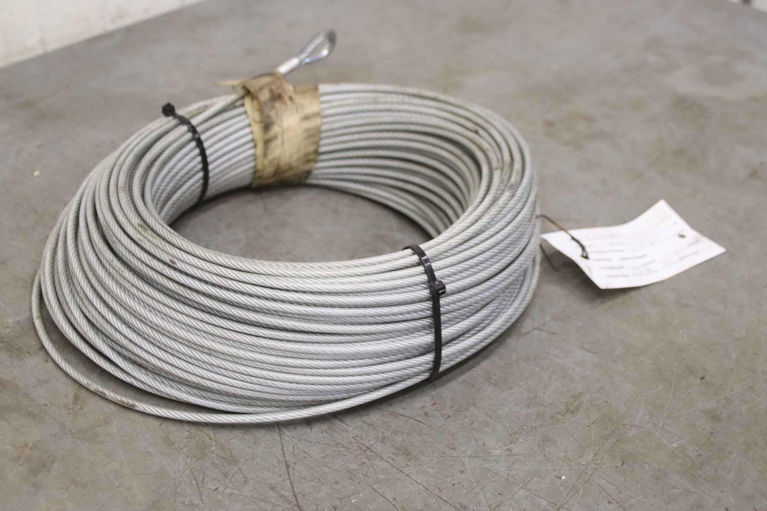 Drahtseil Ø 4 mm 102 m von Stahl** - 6x7 FC PVC transp. – Bild 2