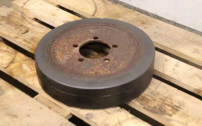 Vollgummi Reifen mit Felge von unbekannt - Ø 420 x 95 mm