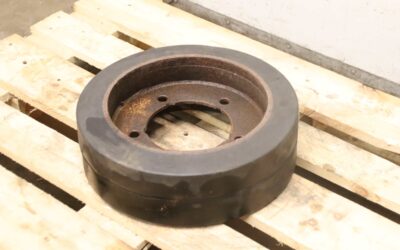 Vollgummi Reifen mit Felge 2 Stück von unbekannt - Ø 420 x 95 mm