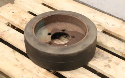 Vollgummi Reifen mit Felge 2 Stück von unbekannt - Ø 420 x 95 mm