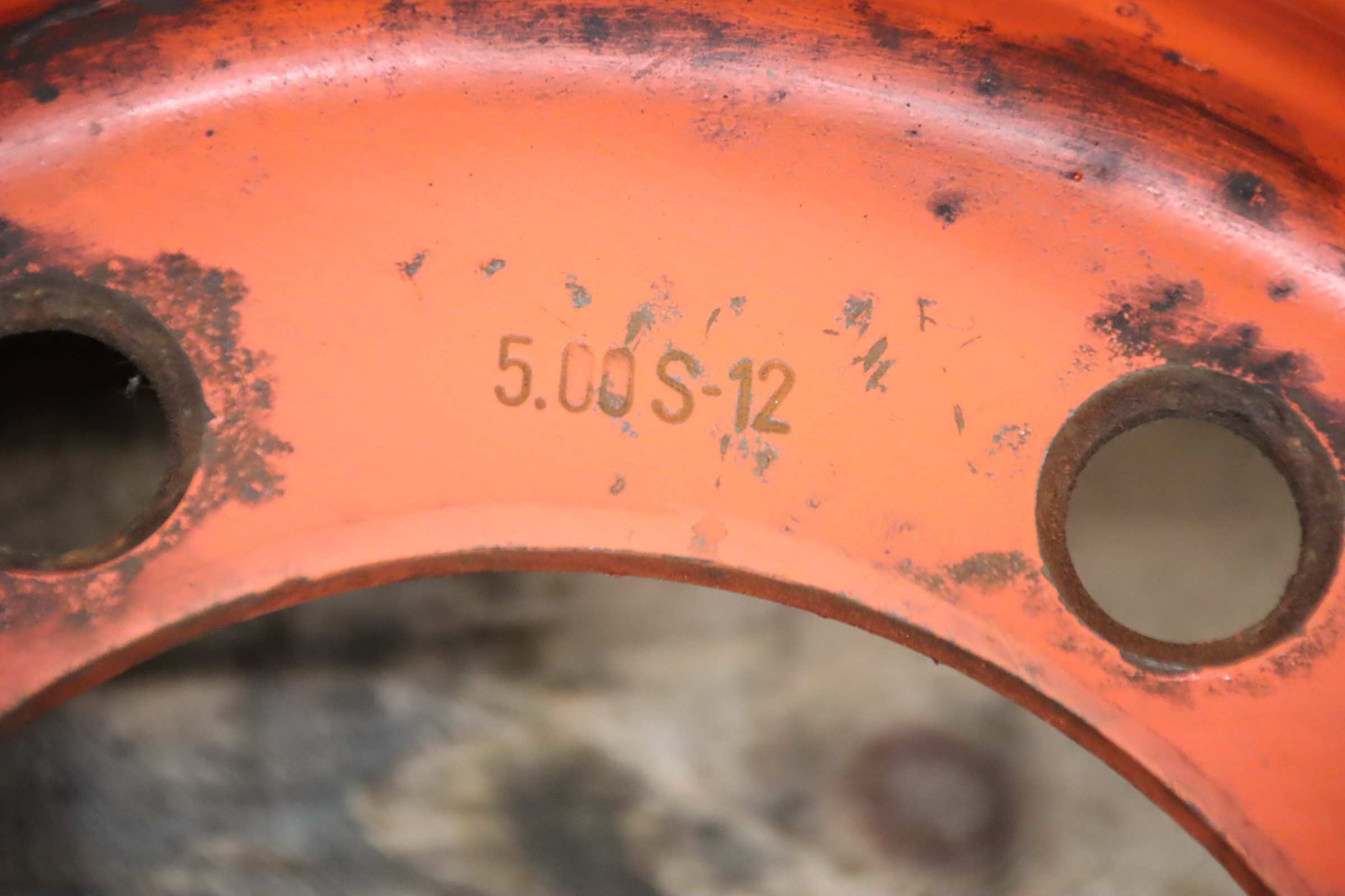 Vollgummi Reifen 2 Stück von Vorwerk Rota - 7.00-12 Felge 5.00 S-12 532/271 – Bild 15