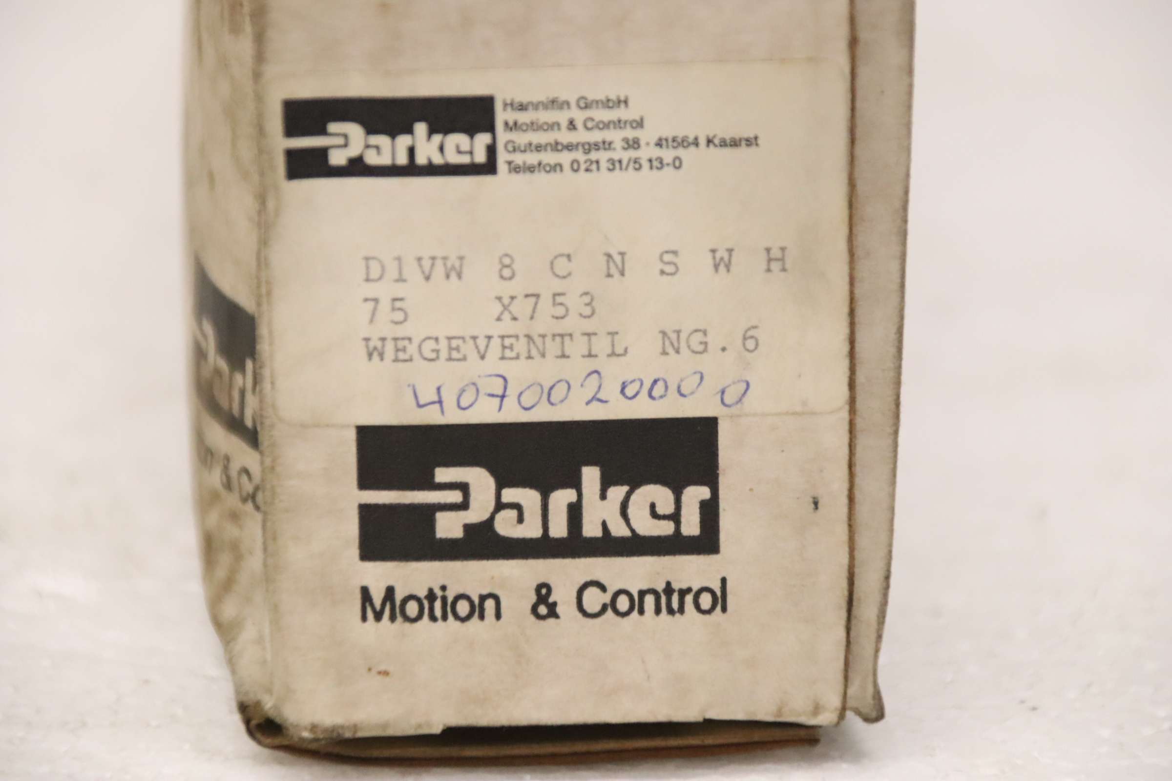 Wegeventil von Parker - D1VW8CNSWH75X753 – Bild 5