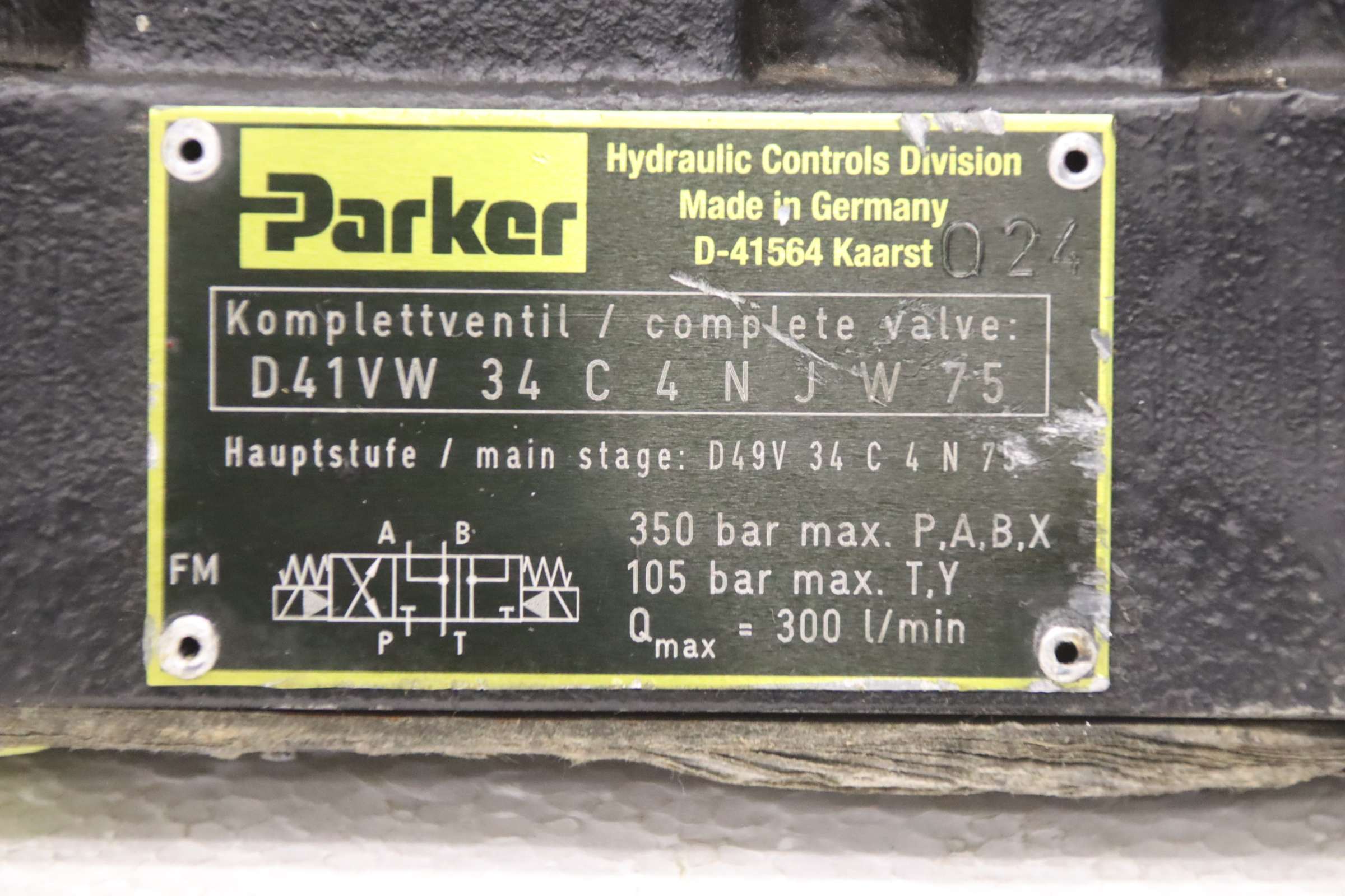 Wegeventil von Parker - D41VW 34 C 4 N J W 75 – Bild 5