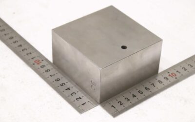 Spannwürfel von Edelstahl - 90/90/50 mm