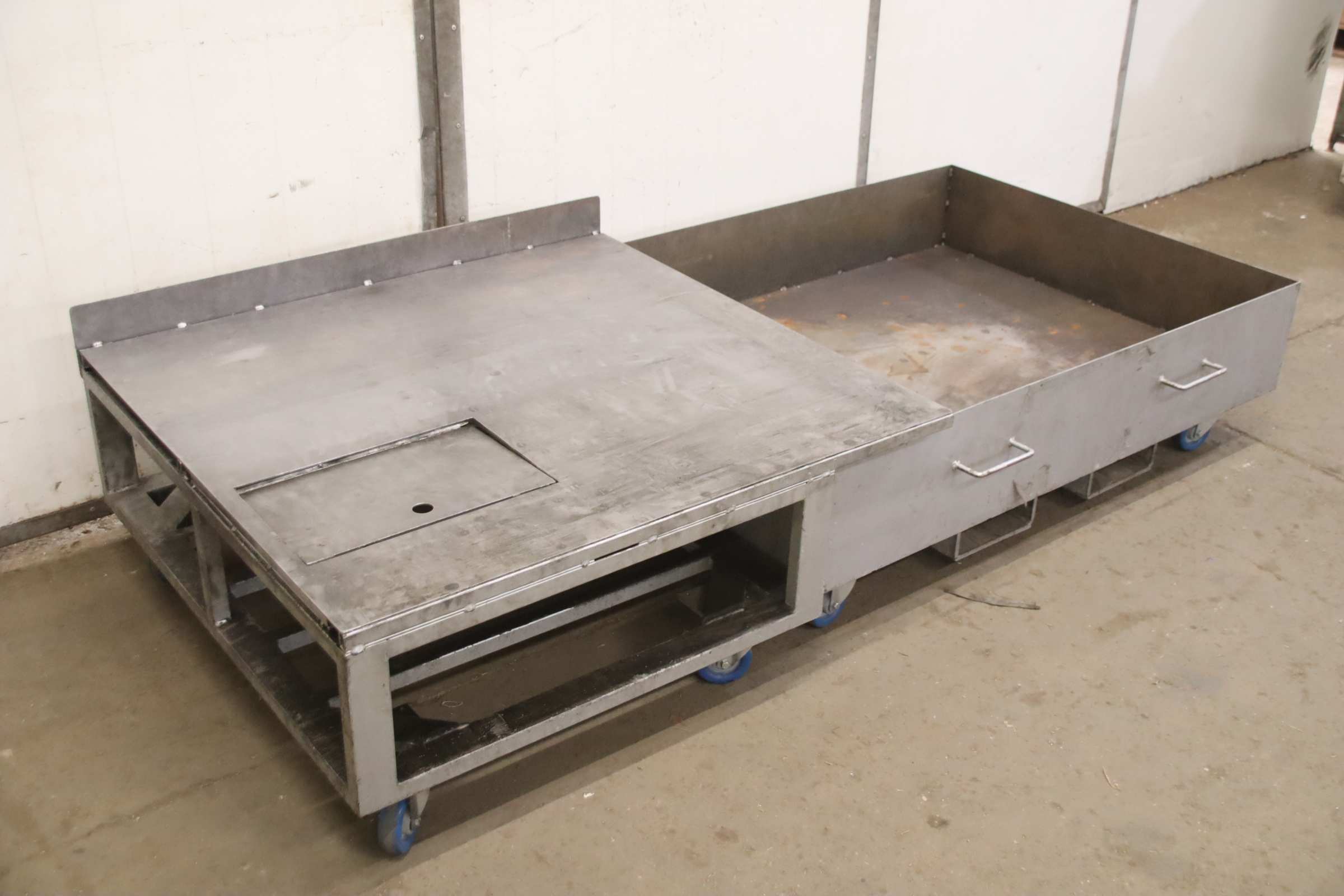 Materialwagen Rutschwagen von unbekannt - 1100/1010/H530 mm / 1400/1050/H390 mm – Bild 2