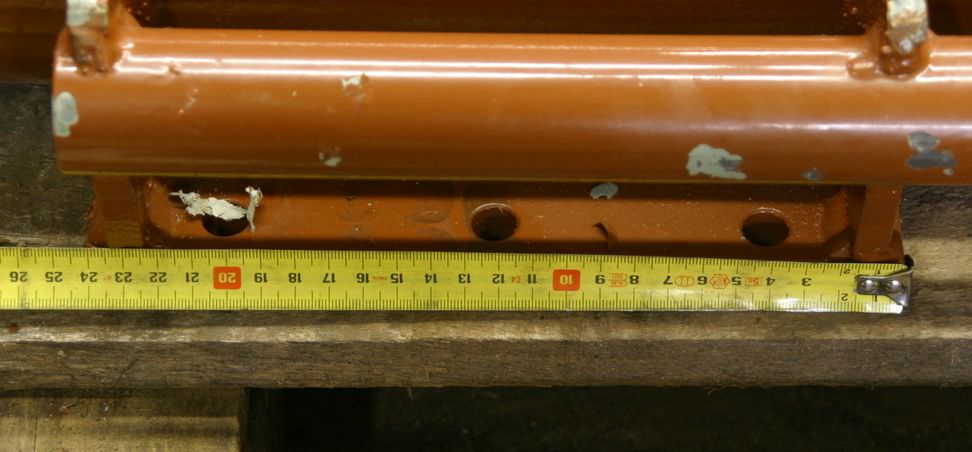Stützzylinder mit Handpumpe von mit Stützrollen - 130/100/700 – Bild 7