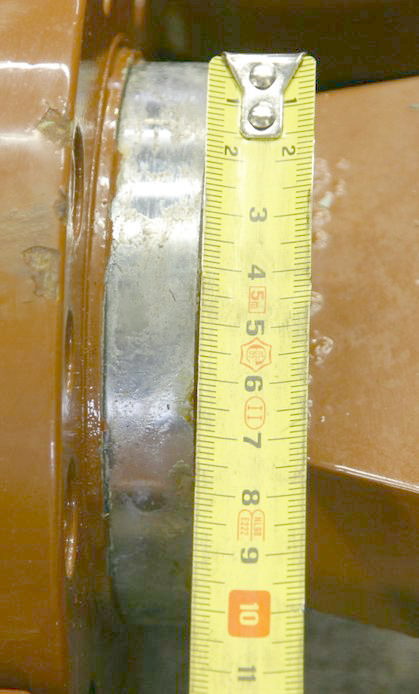 Stützzylinder mit Handpumpe von mit Stützrollen - 130/100/700 – Bild 8