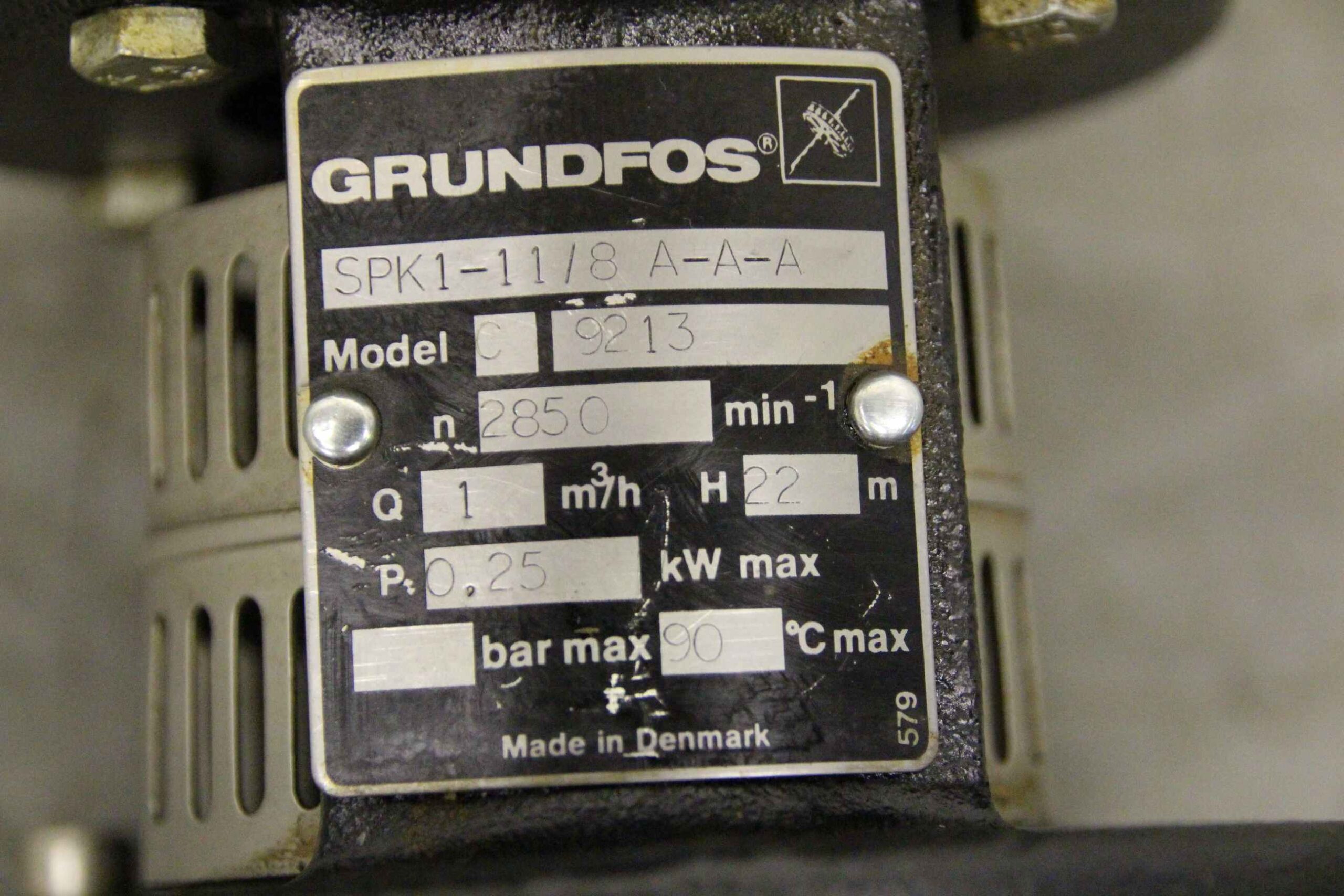 Kreiselpumpe Kühlwasserpumpe von Grundfos - SPK1-11/8 A-A-A – Bild 5