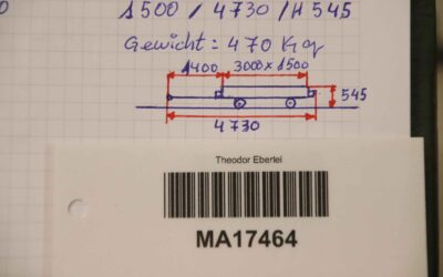 Schwerlast-Transportwagen 3,5 Tonnen von unbekannt - 3000/1500/H545 mm – Bild 15