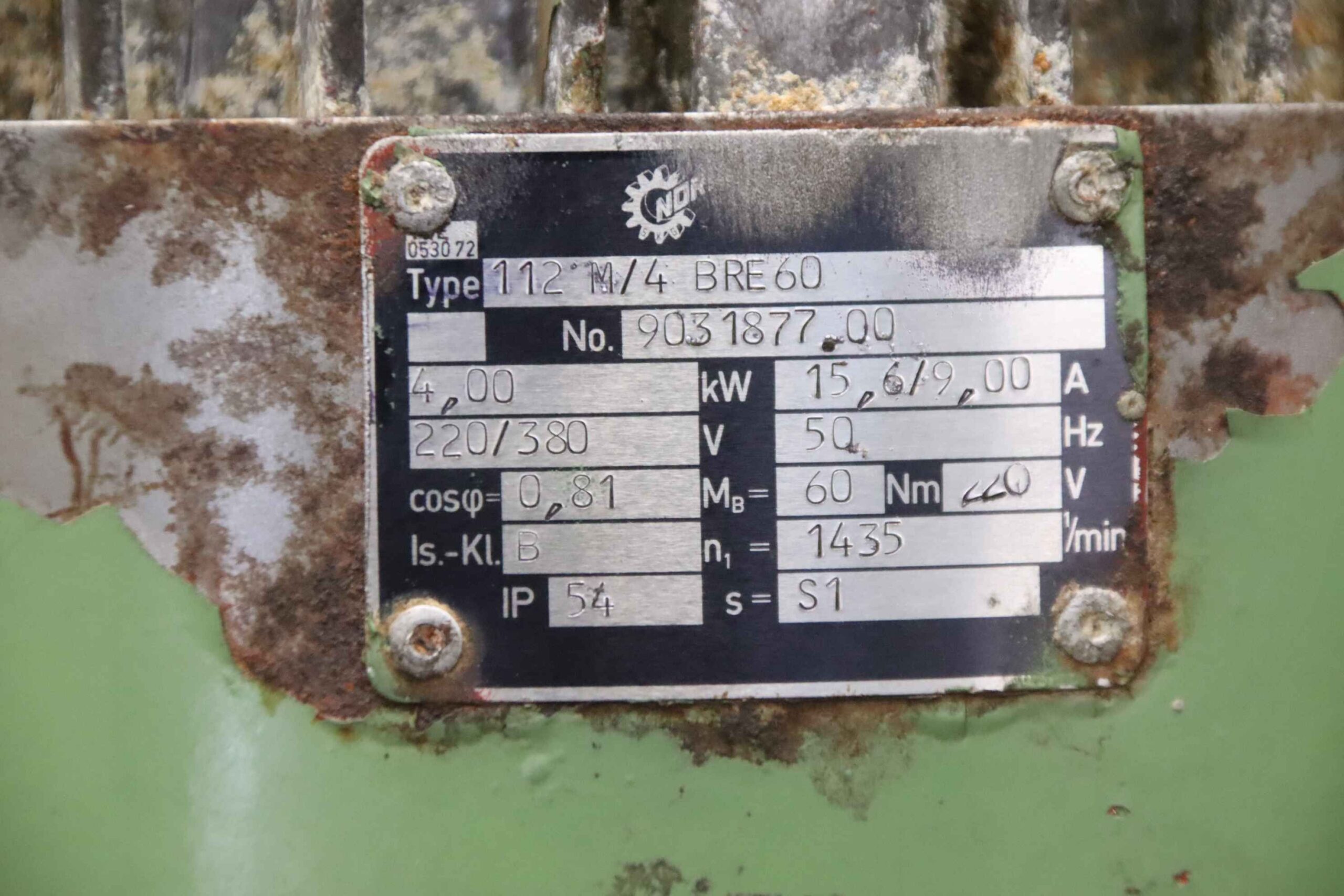 regelbarer Getriebemotor 4 kW 14,5-109 U/min von Nord - SK 42 F-R210 U-112 M/4 BRE – Bild 4