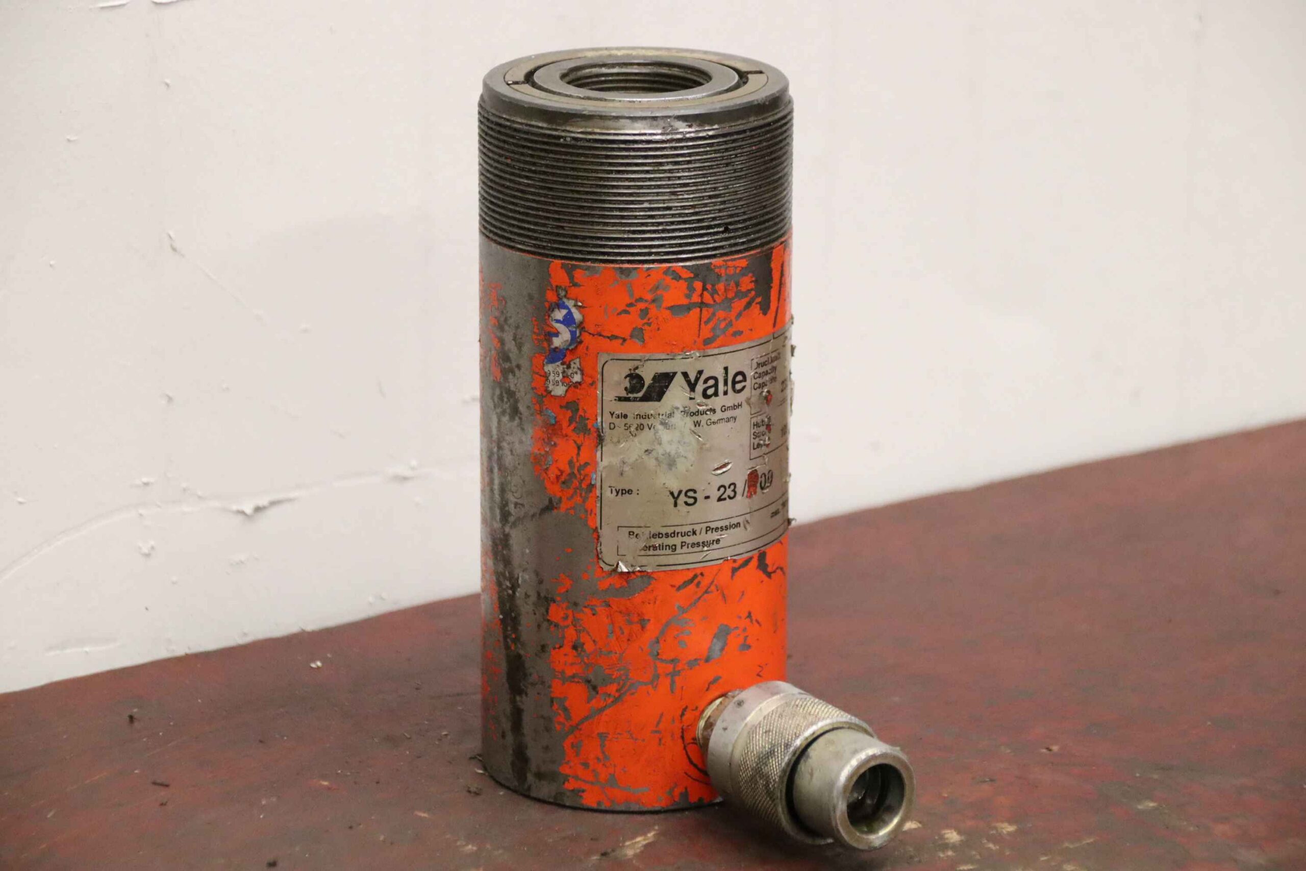 Kurzhub-Schwerlastzylinder 23 t Hub100 mm von Yale - YS-23/100 – Bild 2