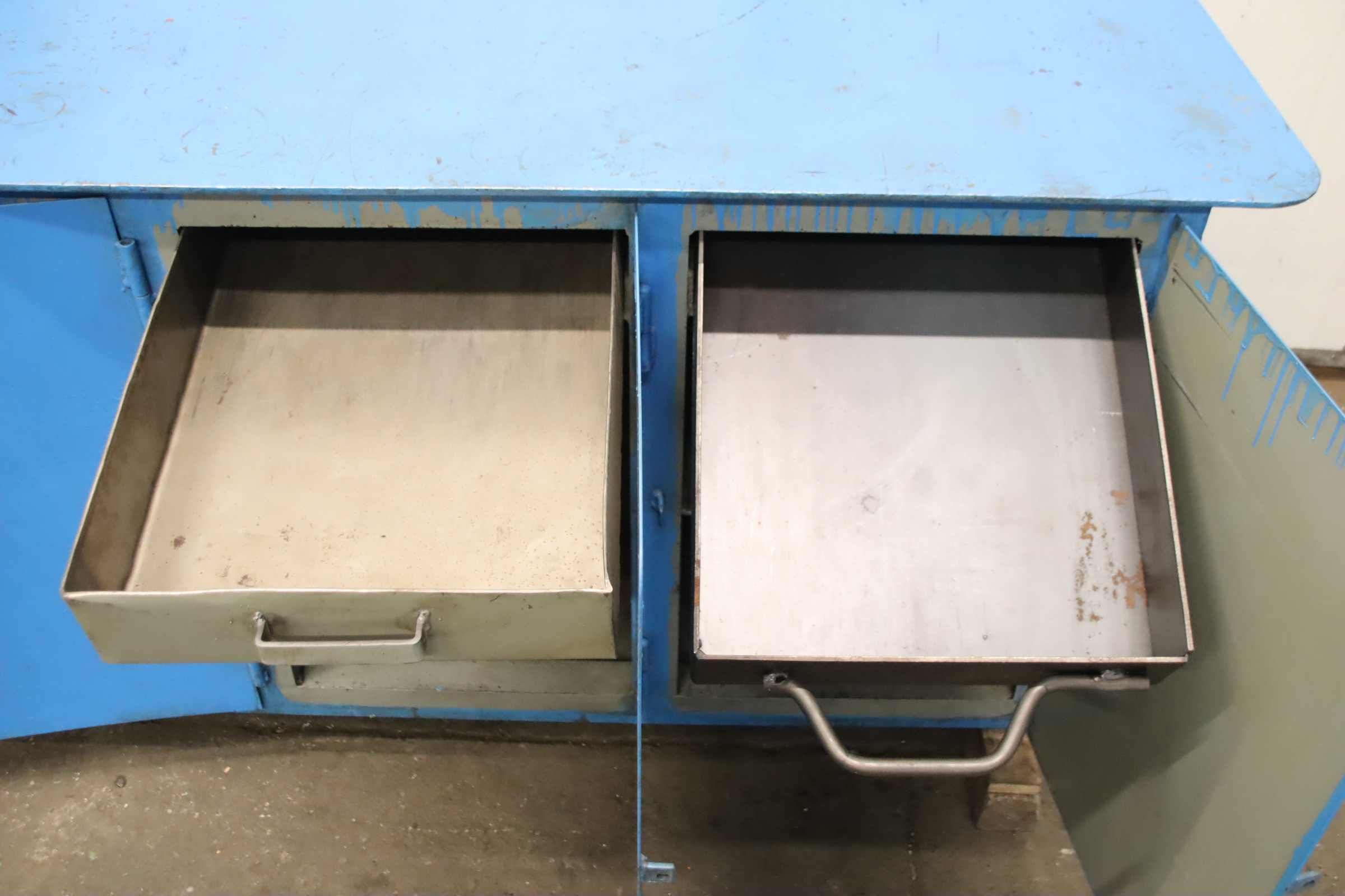 Werkbank mit Schraubstock von unbekannt** - 3305/970/H1400 mm – Bild 7