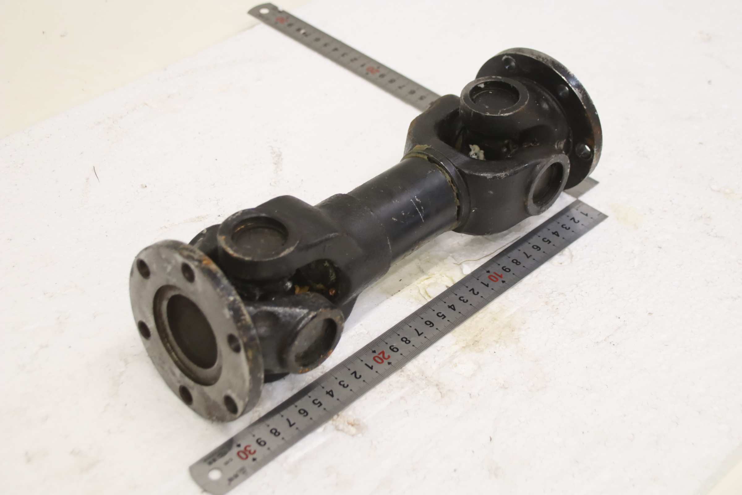 Kardanwelle Kreuzgelenk von unbekannt** - Länge 290 mm Flansch Ø 100 mm, Z16 – Bild 2