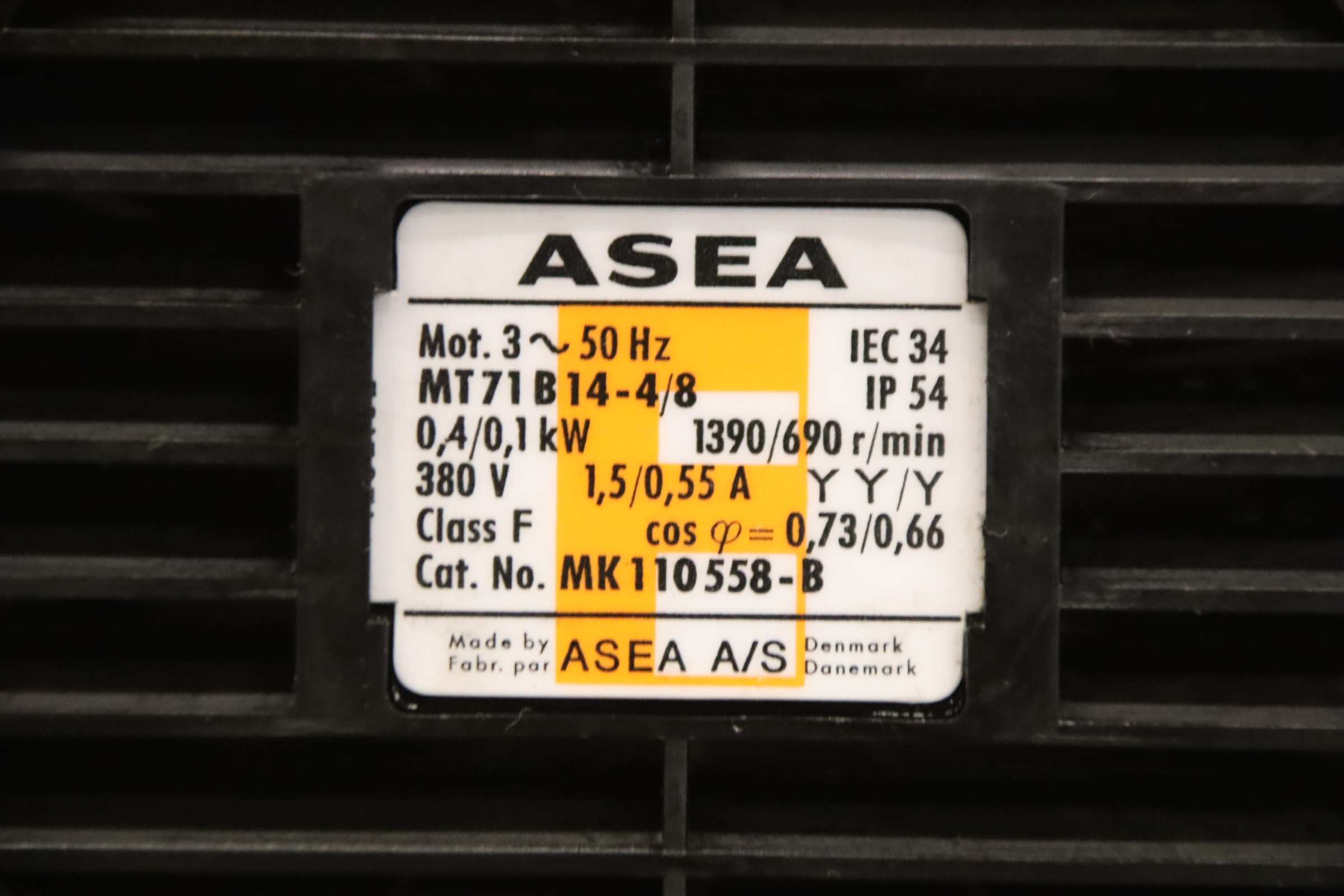 Absauggebläse 0,4/0,1 kW 1390/690 U/min von unbekannt - Lüfterrad 2x Ø 200 x 80 mm – Bild 4