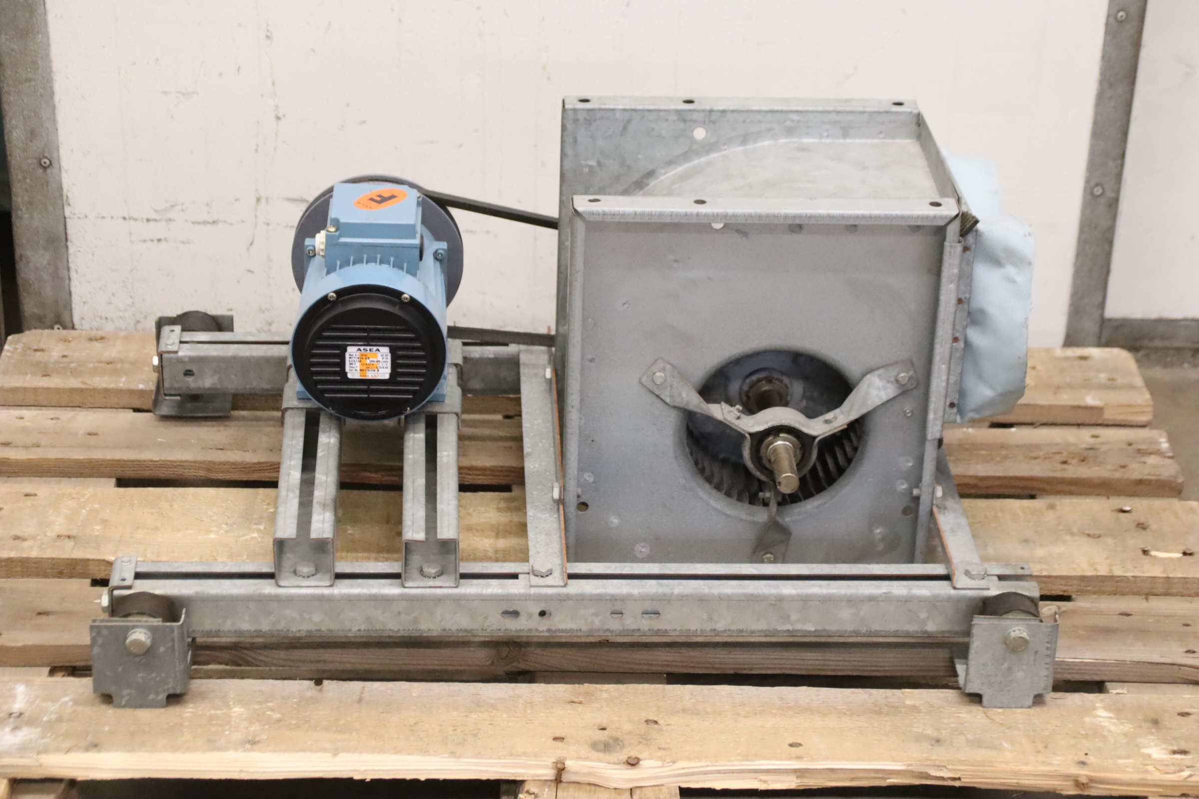 Absauggebläse 0,4/0,1 kW 1390/690 U/min von unbekannt - Lüfterrad 2x Ø 200 x 80 mm – Bild 9